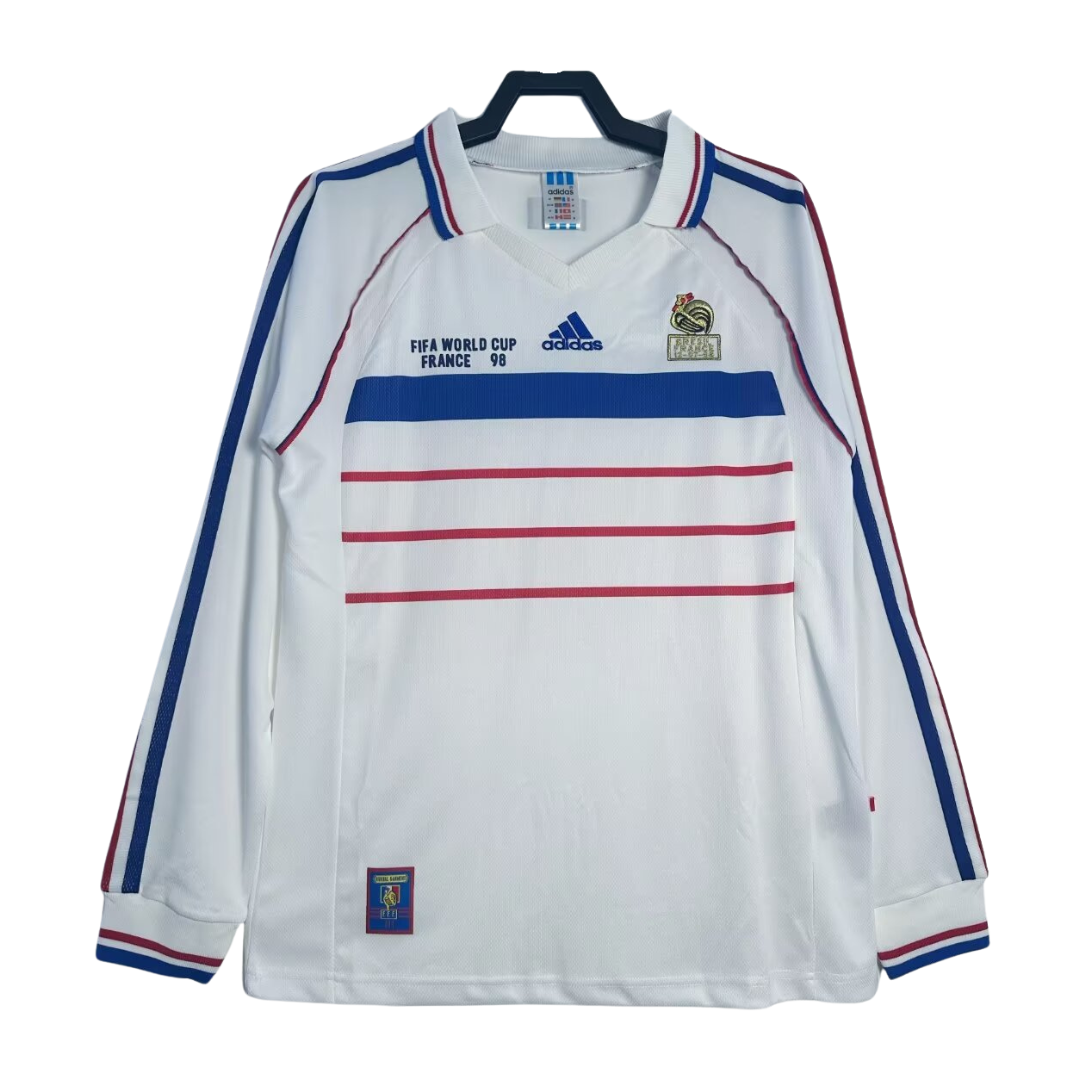 1998 France Retro Long Sleeve Shirt-Away