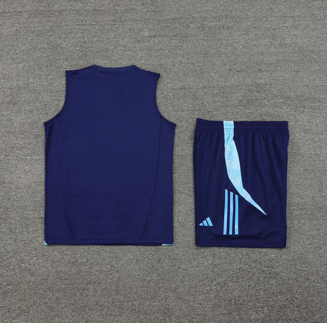 arsenal sleeveless training set 2024 25