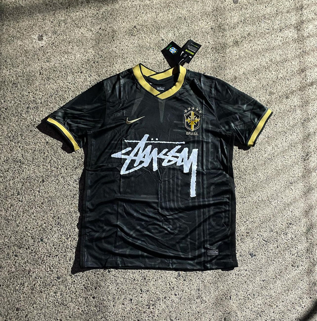 brazil x stussy concept jersey 1