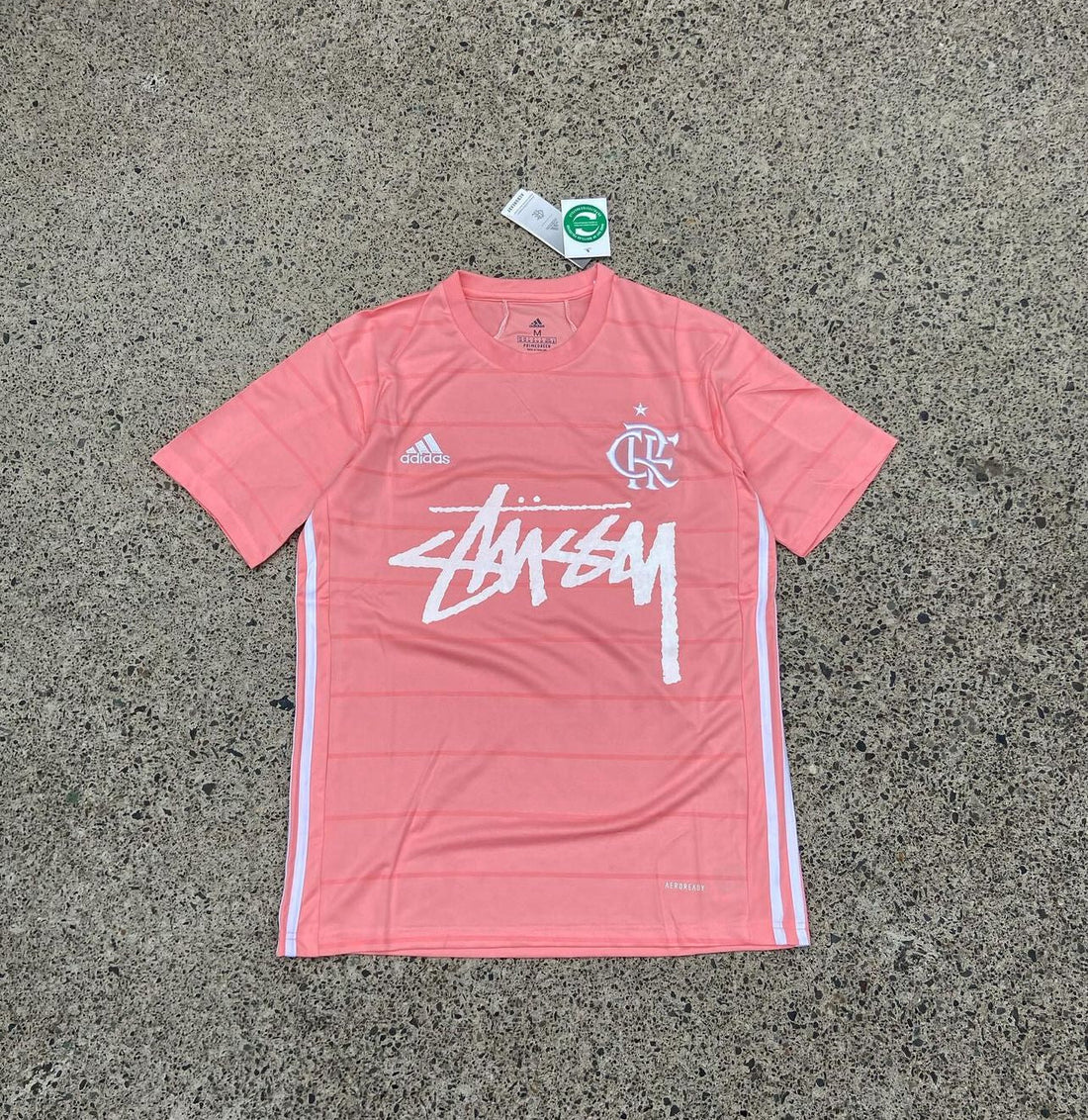 flamengo cf x stussy limited edition pink