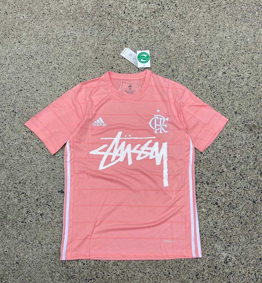 flamengo cf x stussy limited edition pink