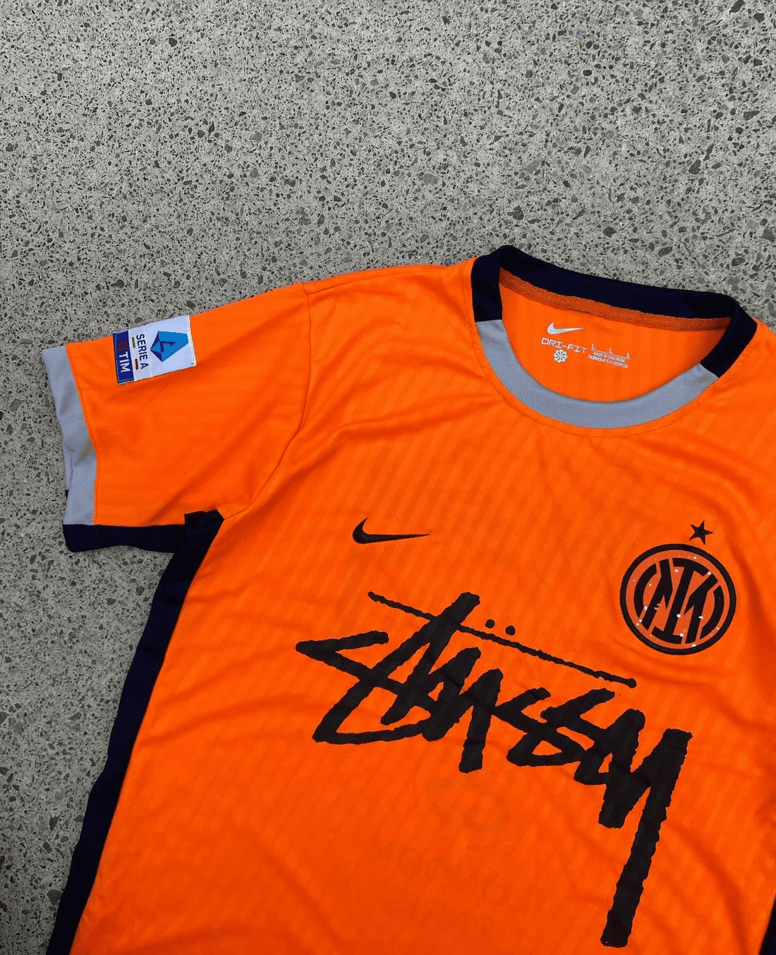 INTER MILAN STUSSY JERSEY - ORANGE VERSION