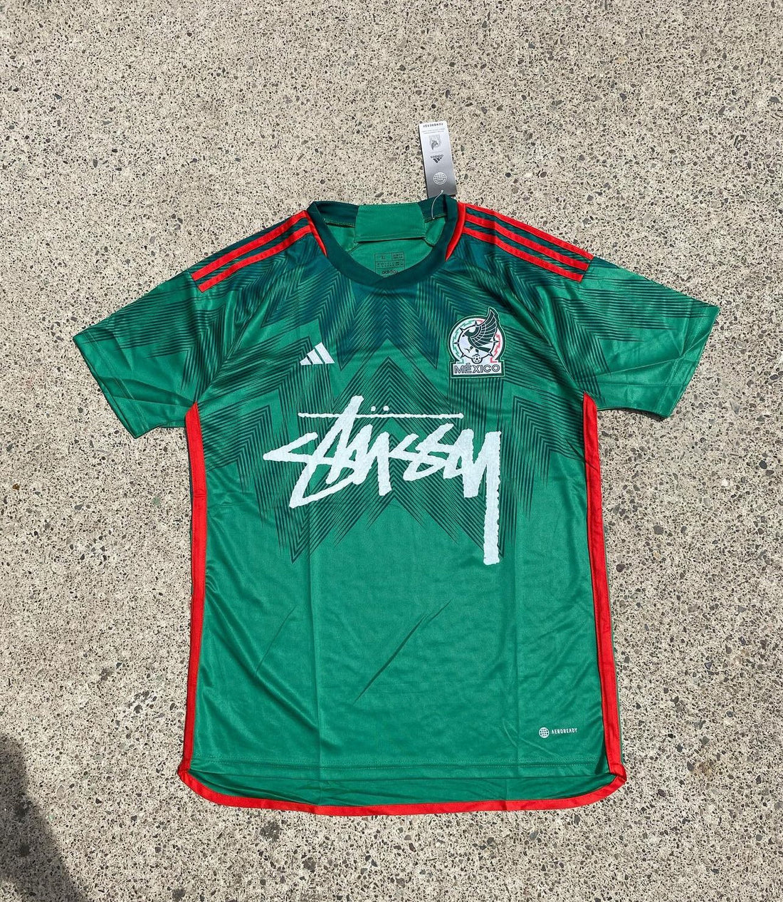 23 24 mexico x stussy special edition football jersey