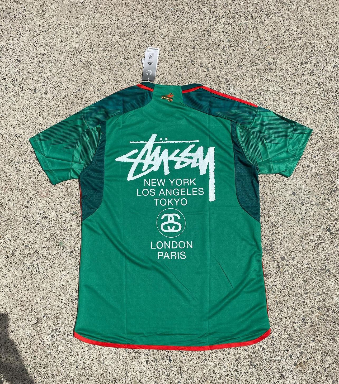 23 24 mexico x stussy special edition football jersey