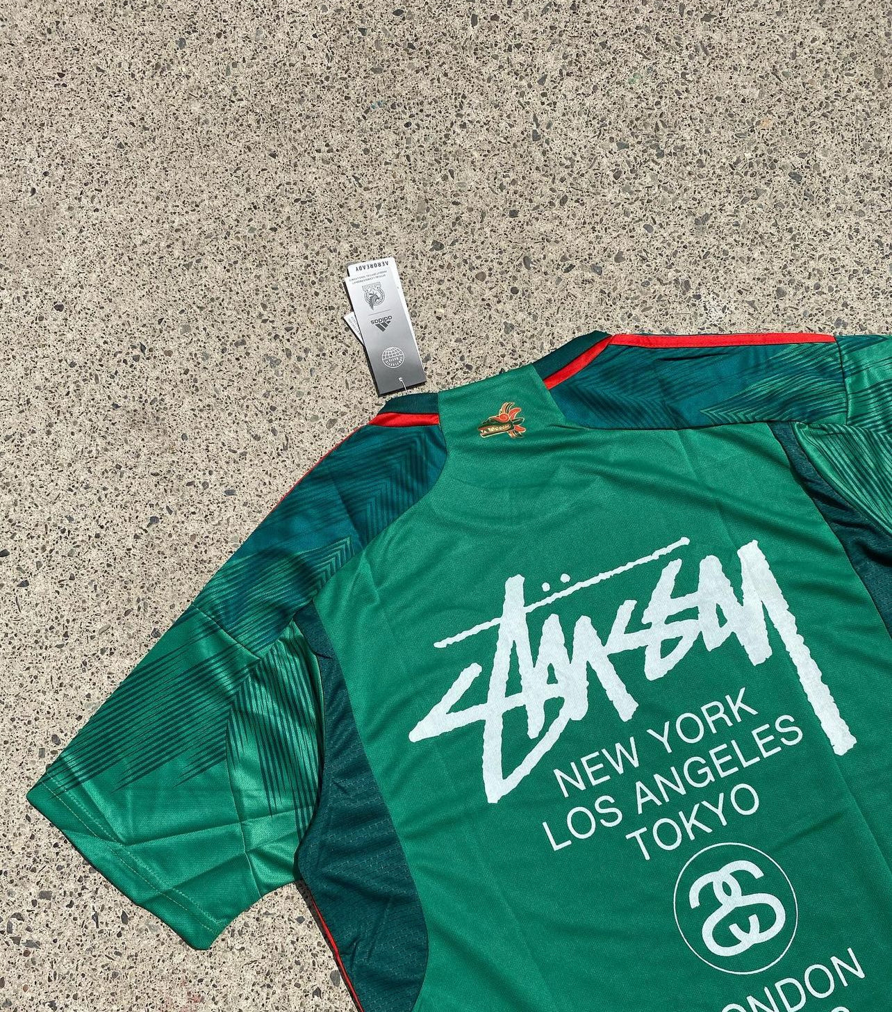 23 24 mexico x stussy special edition football jersey