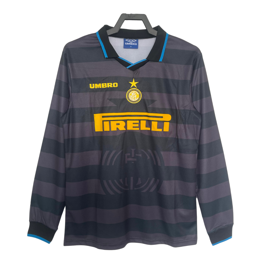 1997-98 Inter Milan Retro Long Sleeve Shirt-Away