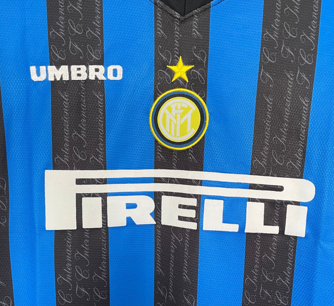 1997-98 Inter Milan Retro Long Sleeve Shirt-Home