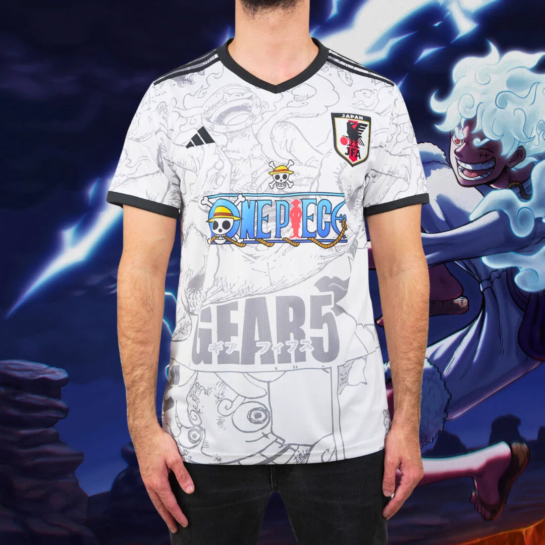 Camiseta de fútbol de One Piece de Japón 24-25 - Edición Gear 5