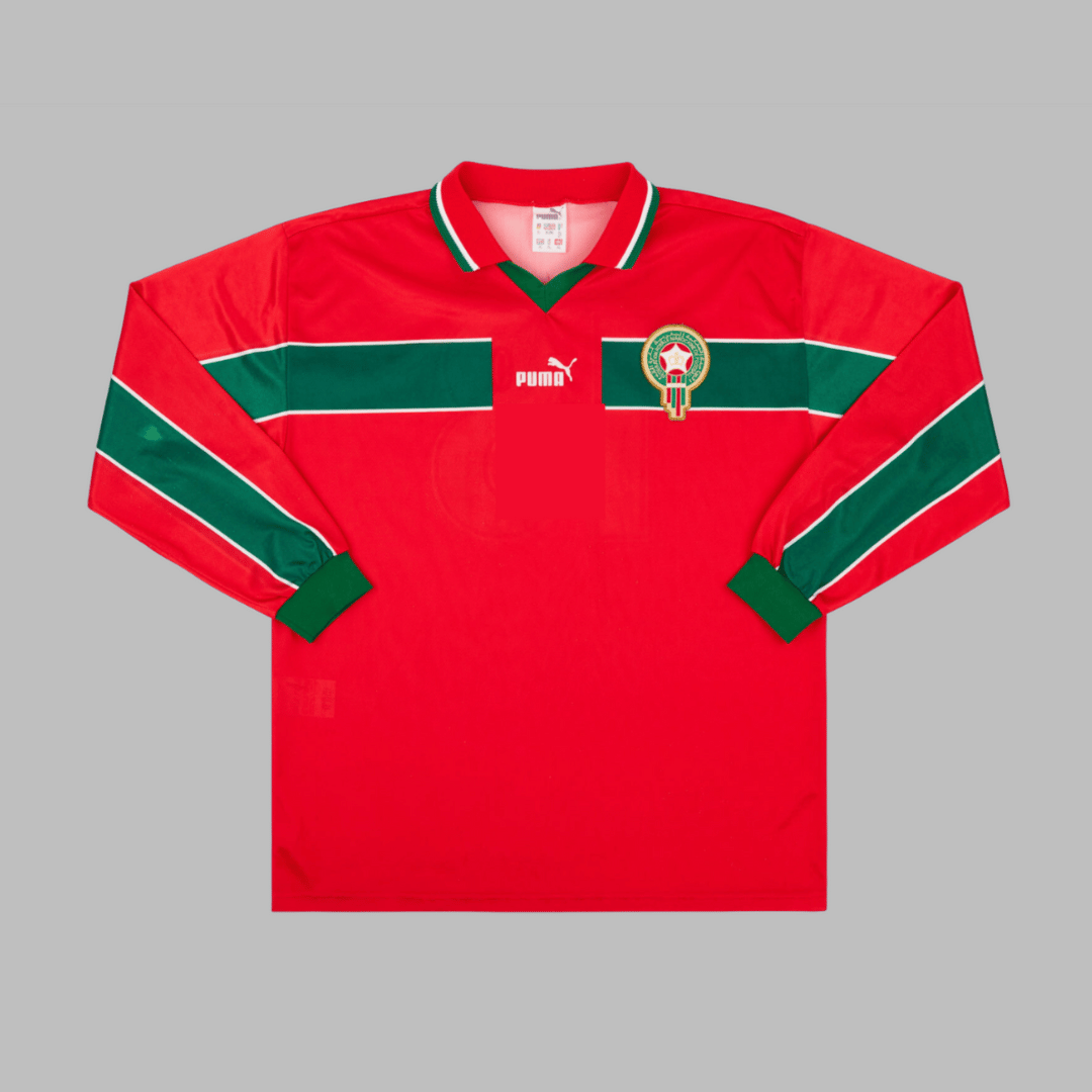 Morocco 1998 World Cup Away Retro Kit - Long Sleeves