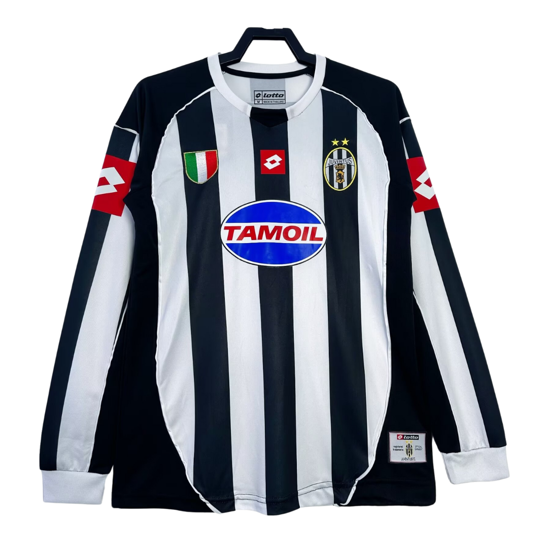 2002-03 Juventus Retro Long Sleeve Shirt-Home