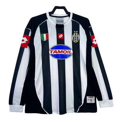 2002-03 Juventus Retro Long Sleeve Shirt-Home