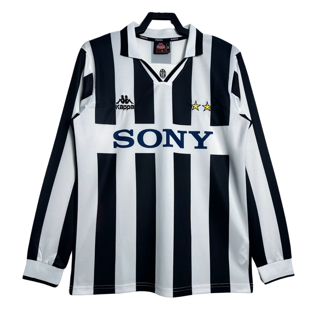 1995-97 Juventus Retro Long Sleeve Shirt-Home