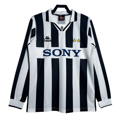 1995-97 Juventus Retro Long Sleeve Shirt-Home