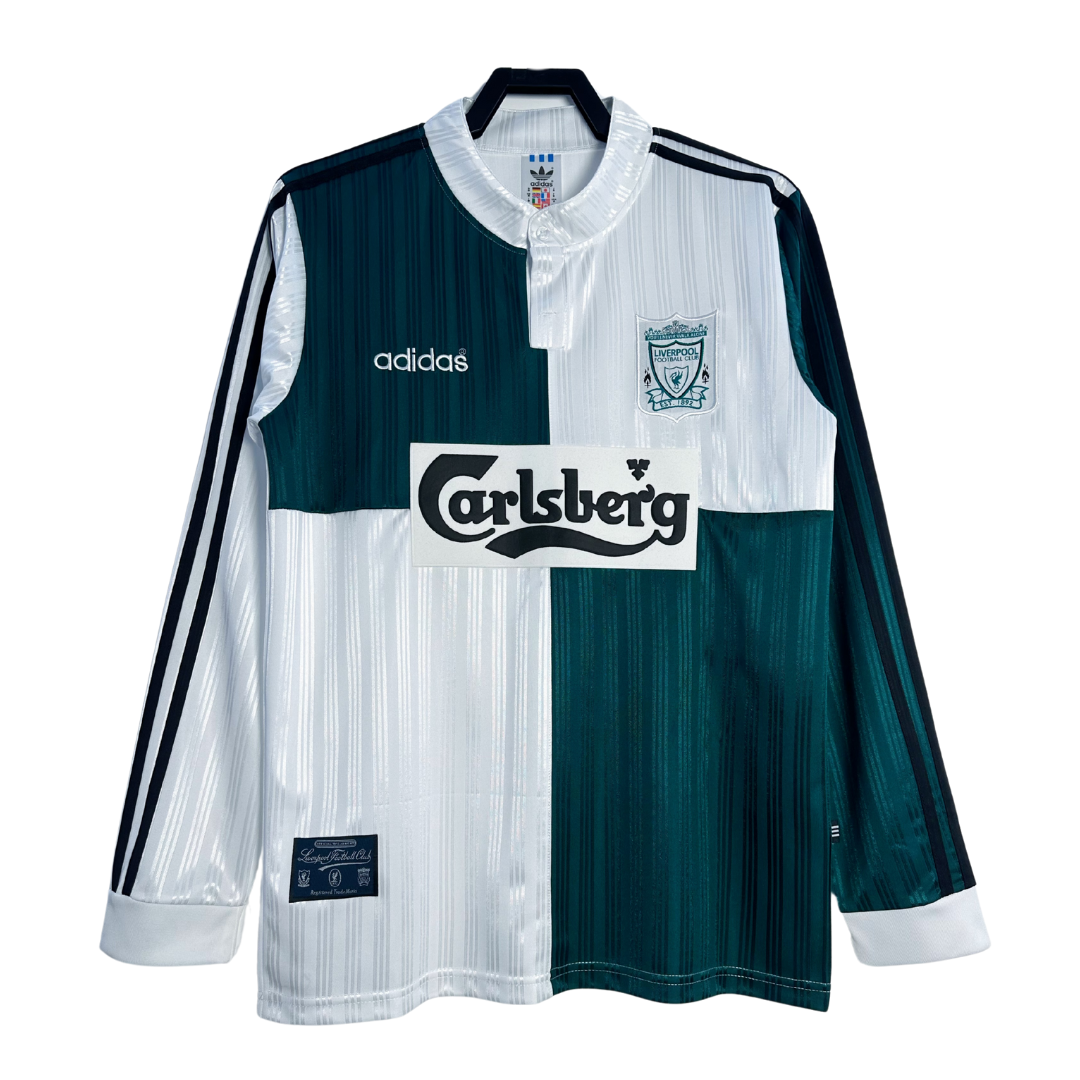 1995-96 Liverpool Retro Long Sleeve Shirt-Home