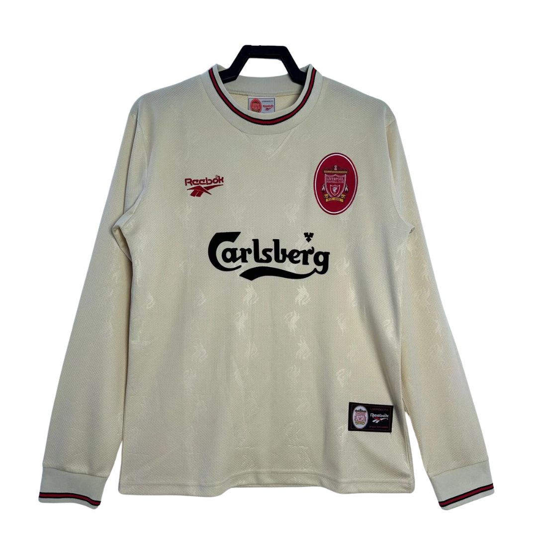 1996-97 Liverpool Retro Long Sleeve Shirt-Away
