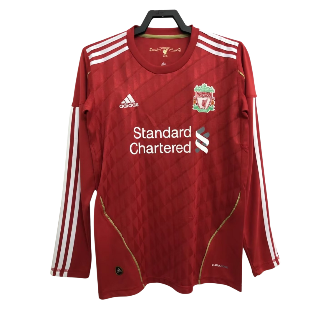2010-11 Liverpool Retro Long Sleeve Shirt-Home