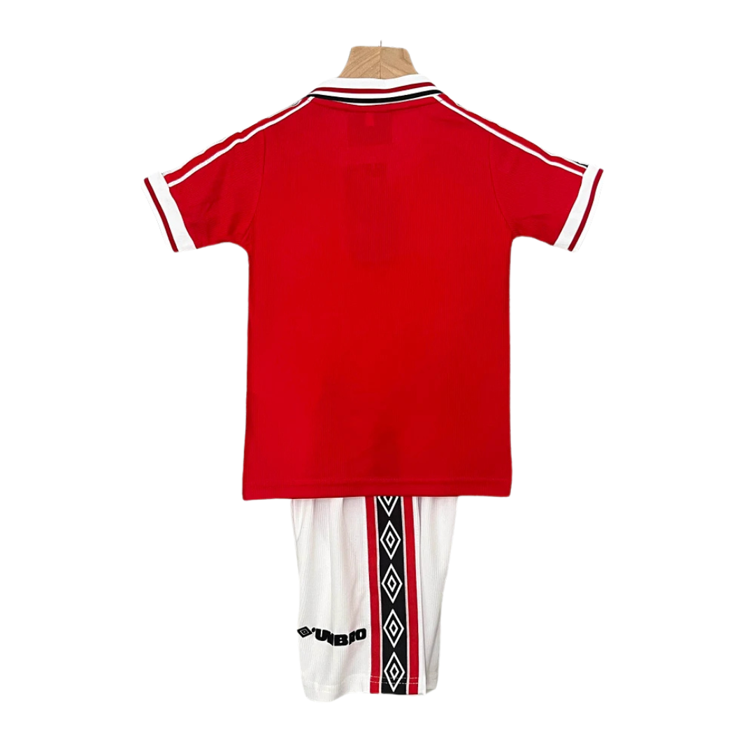 Manchester United Home 1998-1999 - Kids Football Kit