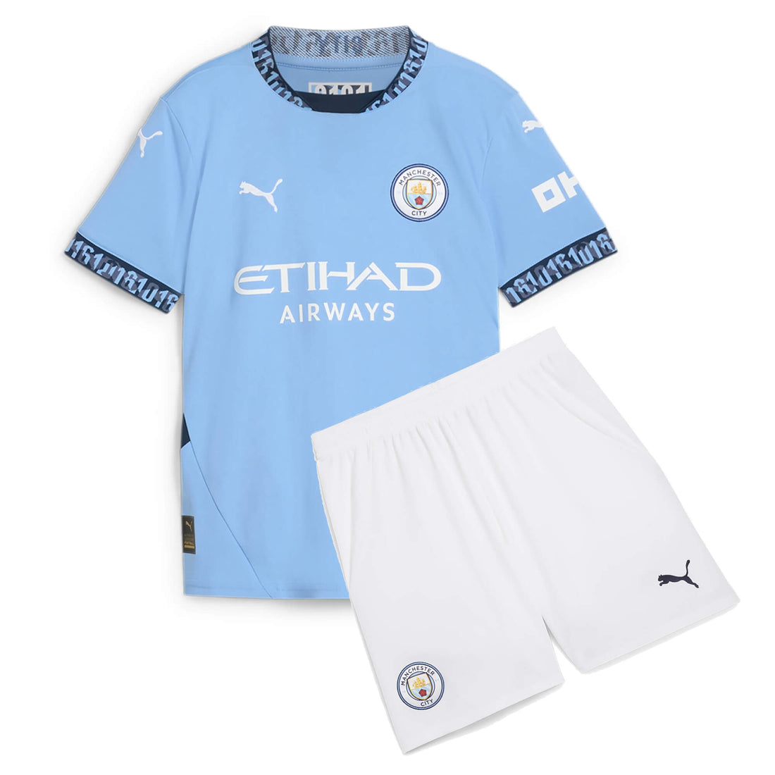 manchester city home kids soccer jersey 2023 24