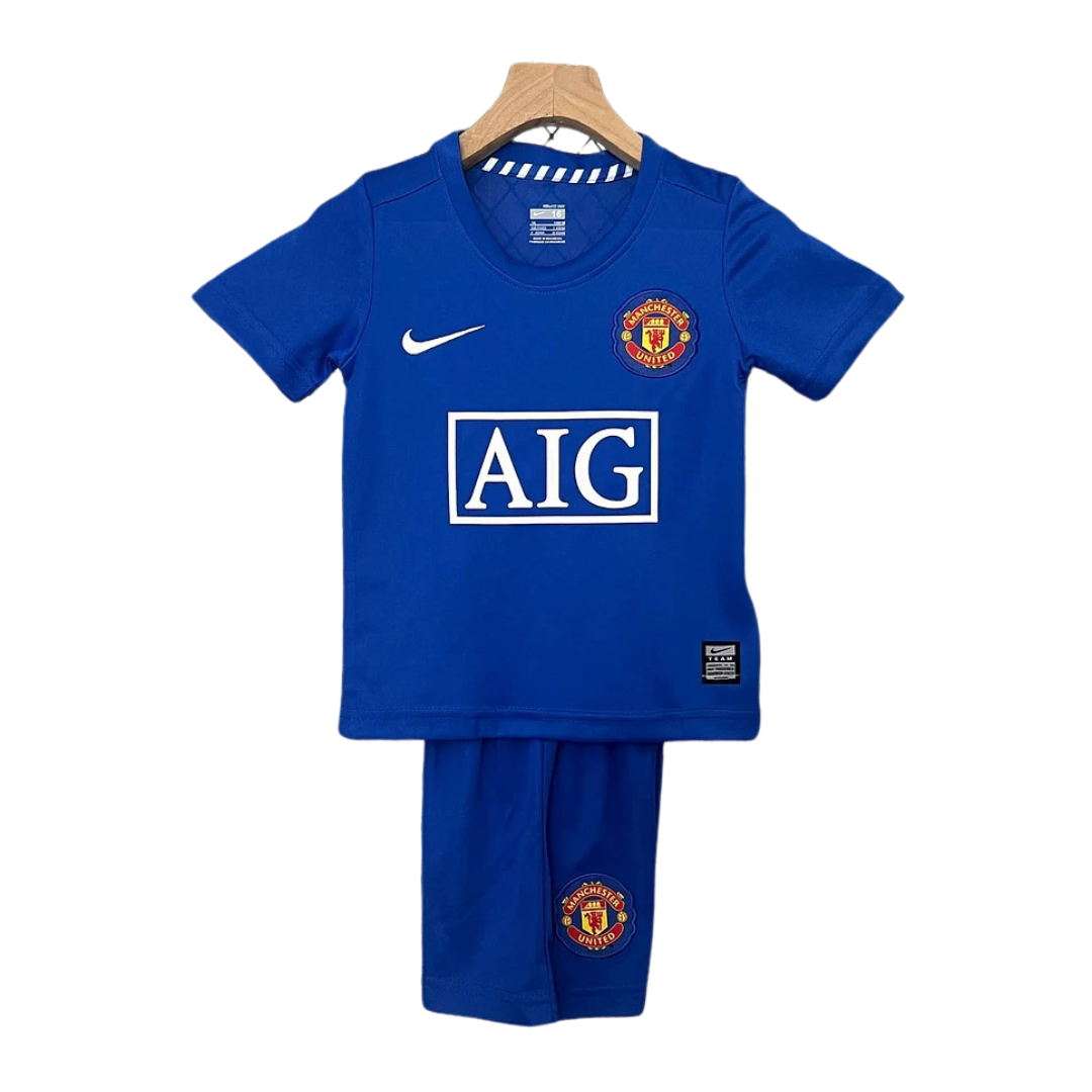 Manchester United Away 2008-2009 - Kids Football Kit