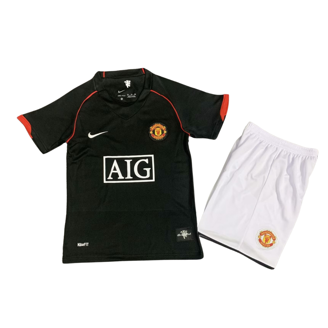 Manchester United Away 2007-08 - Kids Football Kit