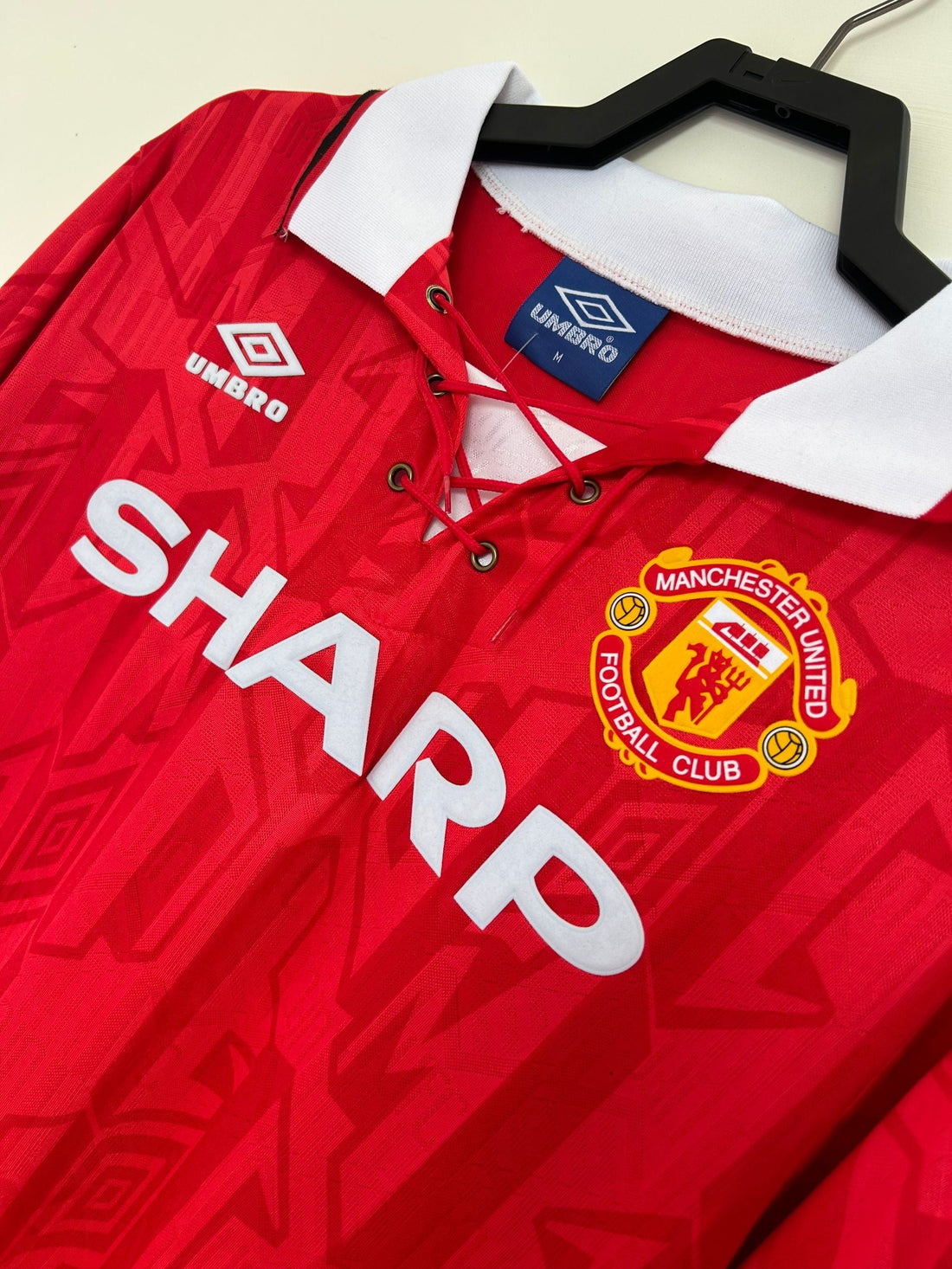 1992-94 Manchester United Retro Long Sleeve Shirt-Home