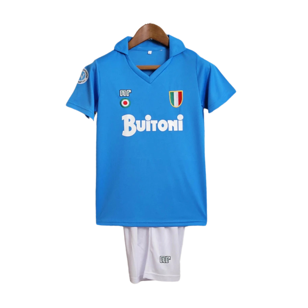 1987-1988 Napoli Home Kids Football Kit