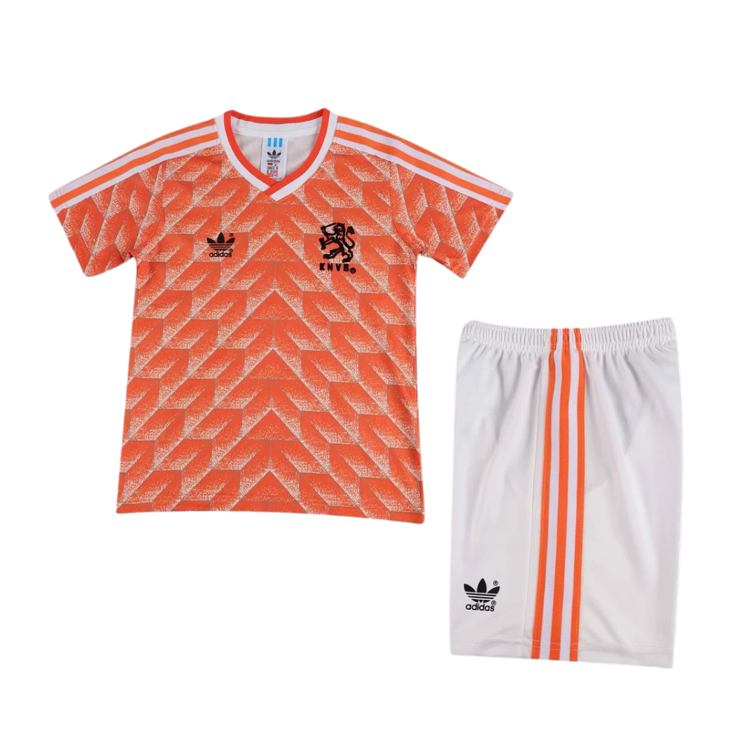1988 Netherlands Home - European Champions Kids Football Kit