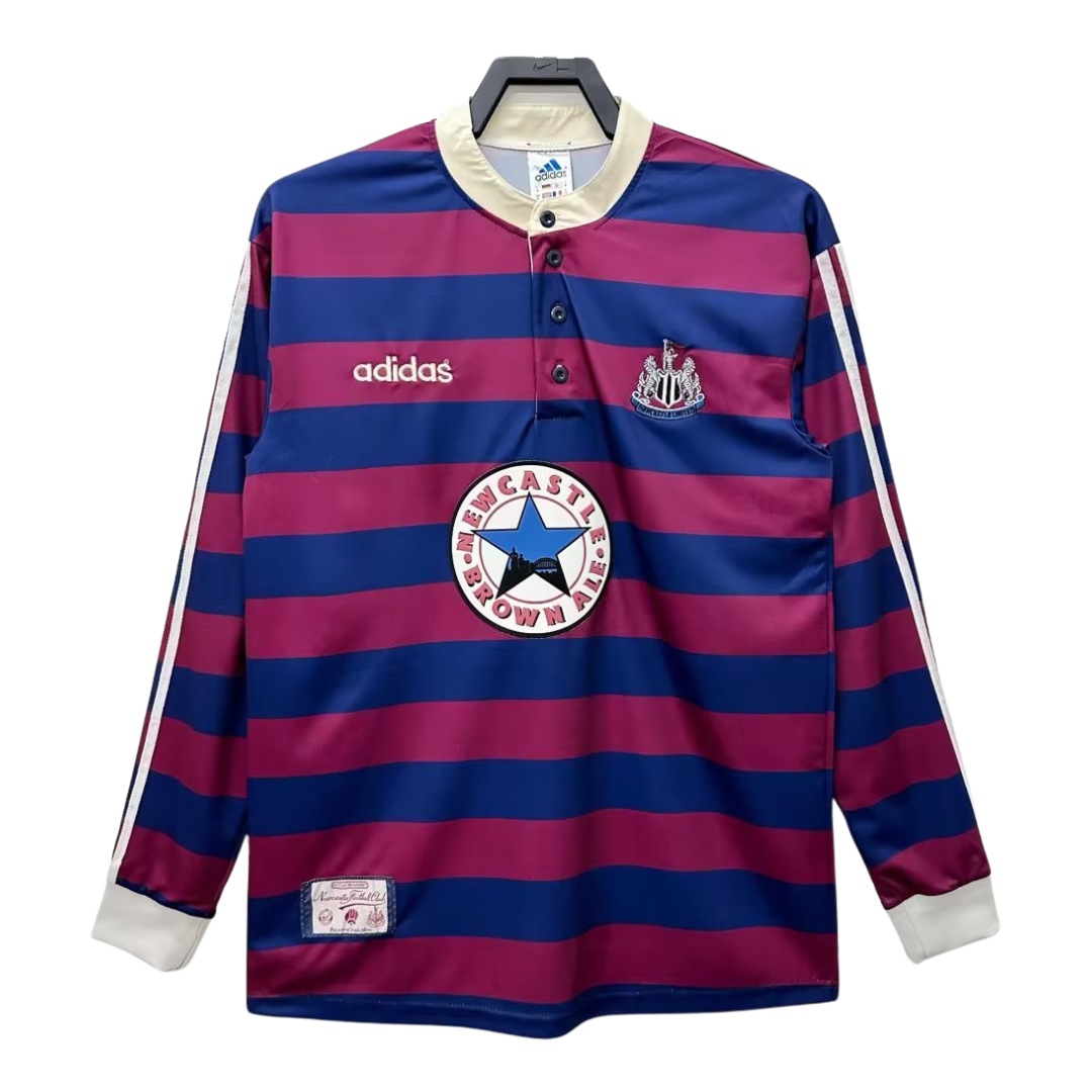 1995-97 Newcastle Retro Long Sleeve Shirt-Away