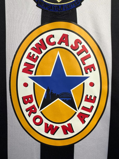 1997-99 Newcastle Retro Long Sleeve Shirt-Home