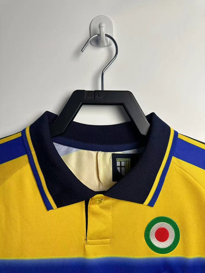 1999-00 Parma AC Retro Long Sleeve Shirt-Home