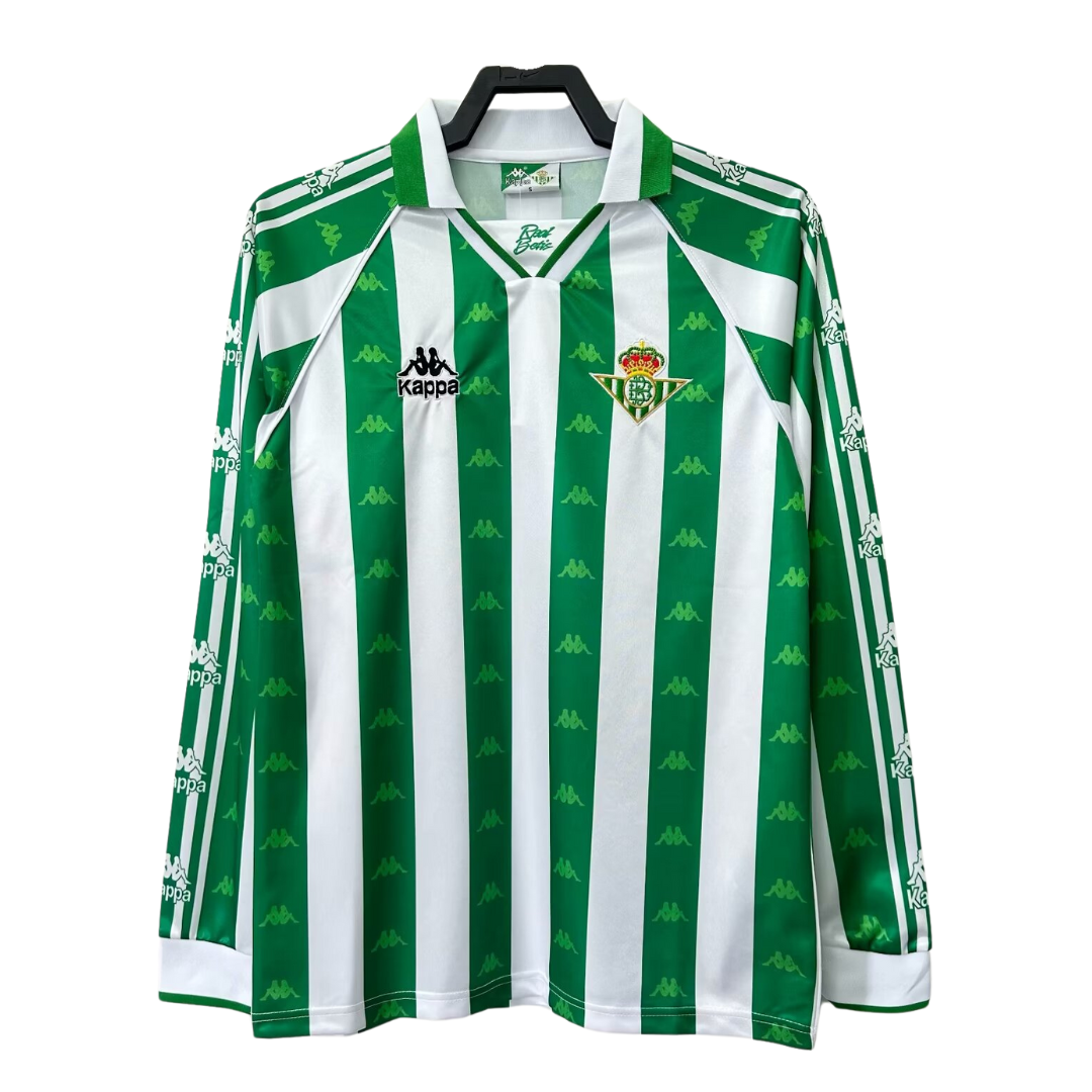 1995-97 Real Betis Retro Long Sleeve Shirt-Home