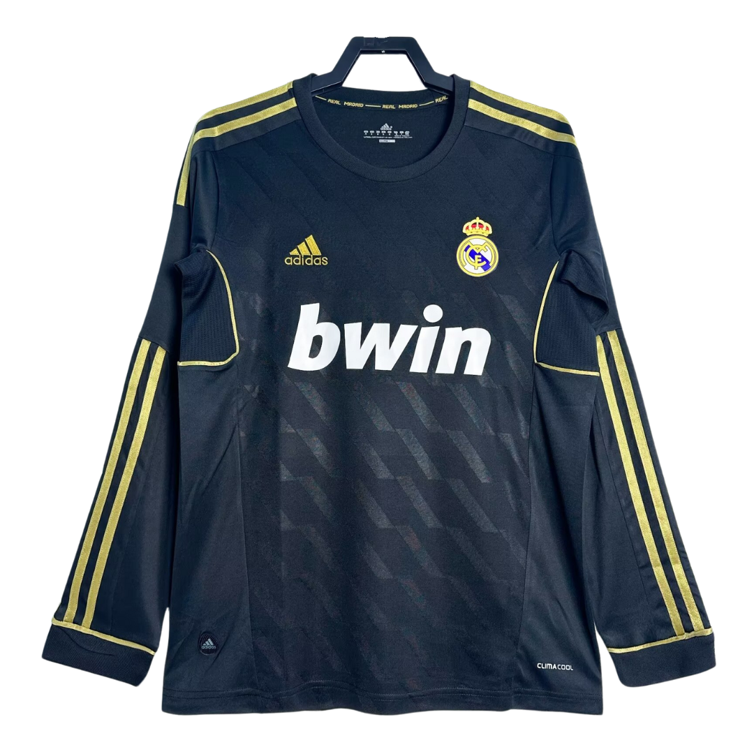 2011-12 Real Madrid Retro Long Sleeve Shirt-Away