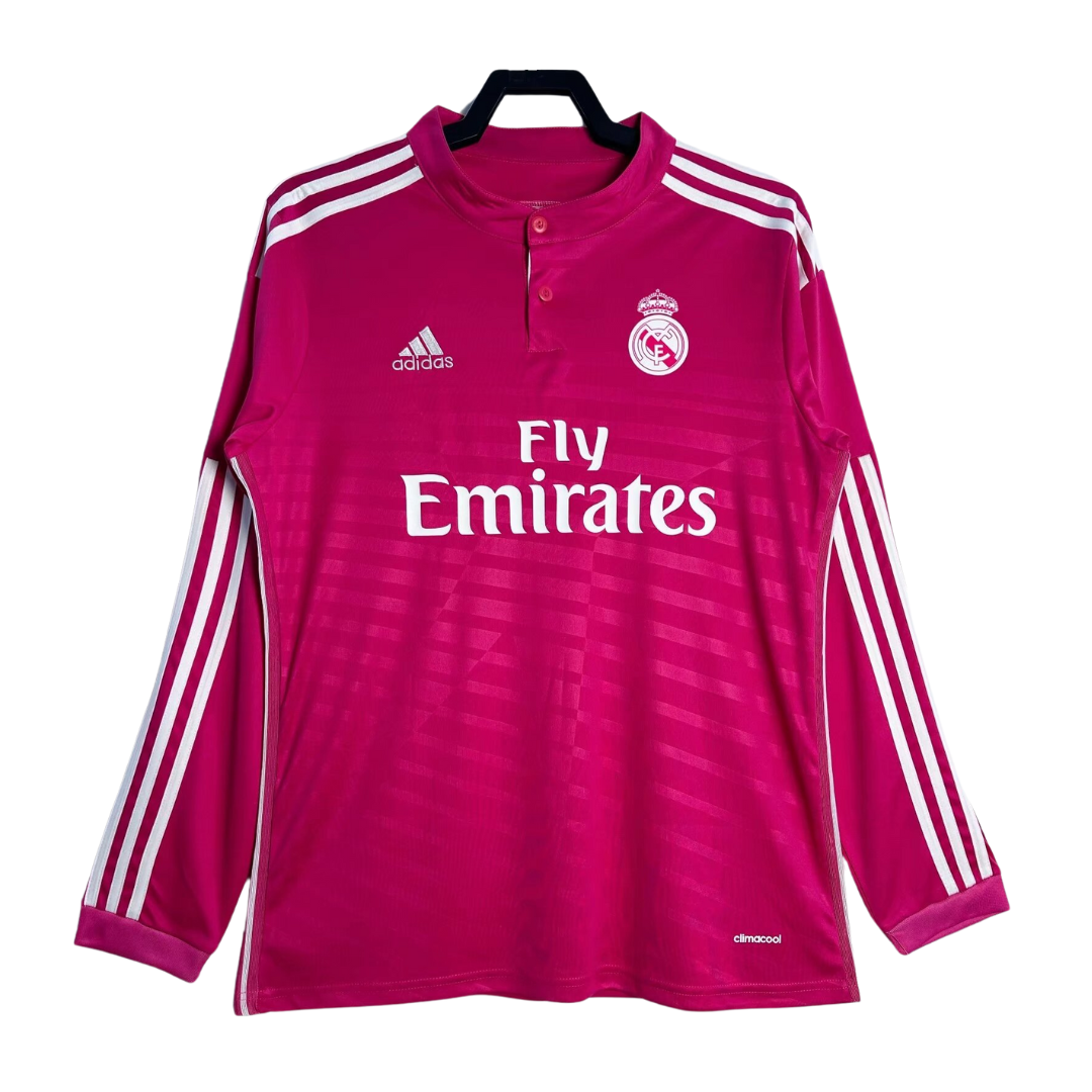 2014-15 Real Madrid Retro Long Sleeve Shirt-Away