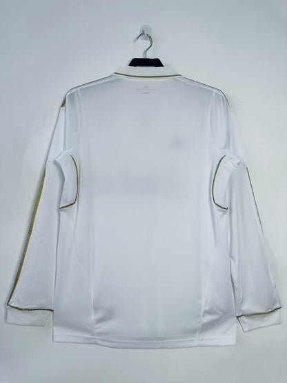 2011-12 3Real Madrid Retro Long Sleeve Shirt-Home