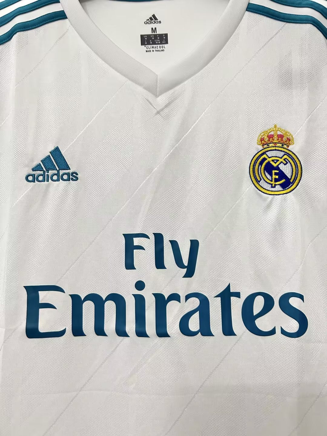 2017-18 Real Madrid Retro Long Sleeve Shirt-Home