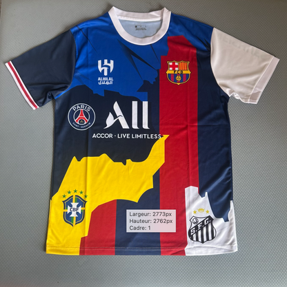 neymar all teams shirt