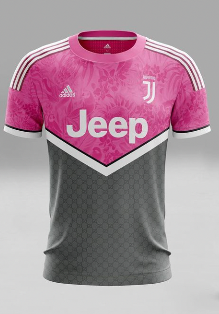 juventus x gucci rosa special edition pink