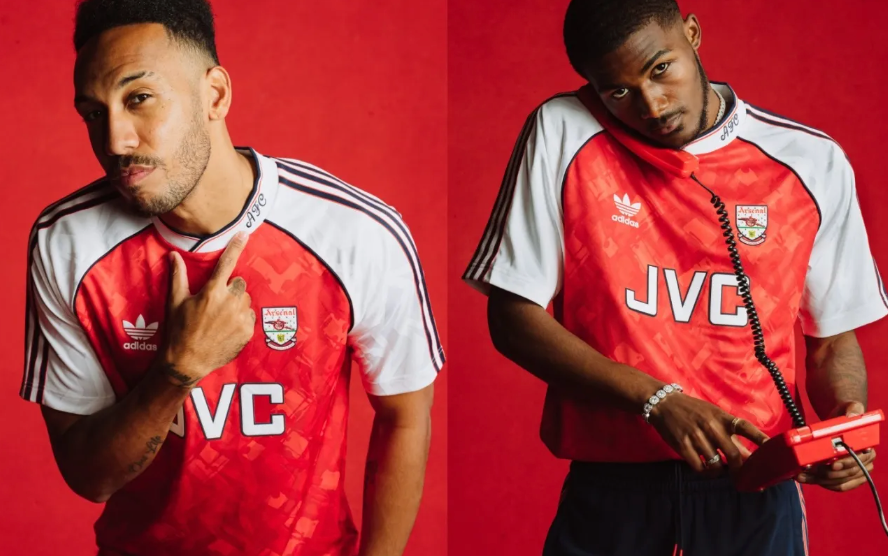 1990 1992 arsenal home retro kit