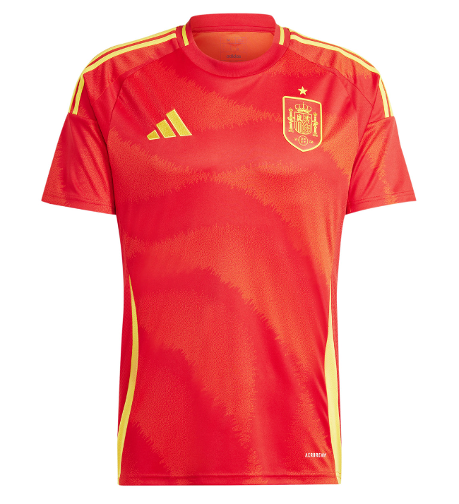 Spain Home Football Kit 24/25 Euro 2024