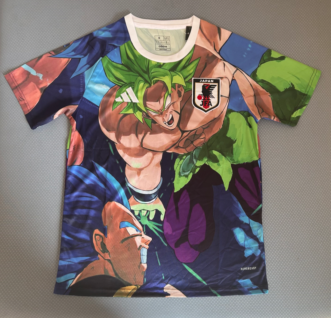 Japan Dragon Ball Z Shirt - Green Super Saiyan Goku