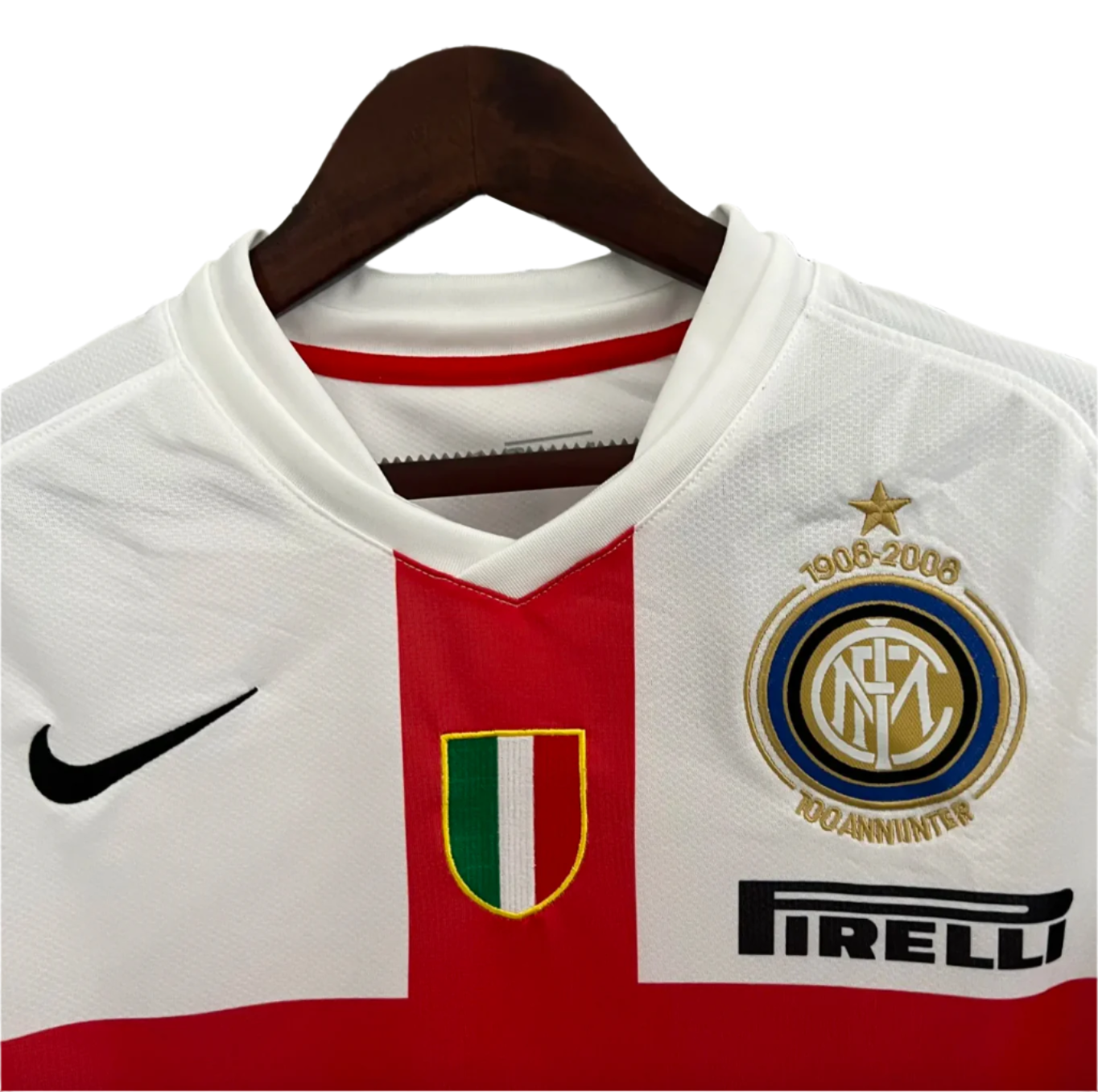 2007 08 inter milan red cross shirt
