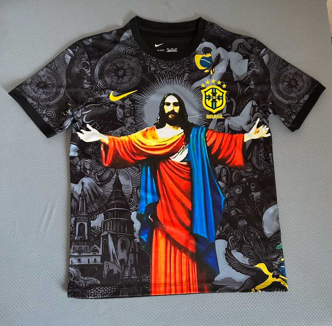 2025 26 brazil jesus christ the redeemer special edition shirt