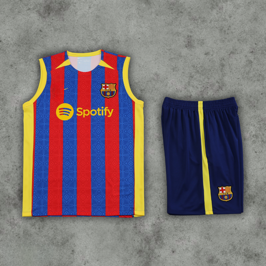 2023 24 ensemble gilet dentrainement barcelone blaugrana