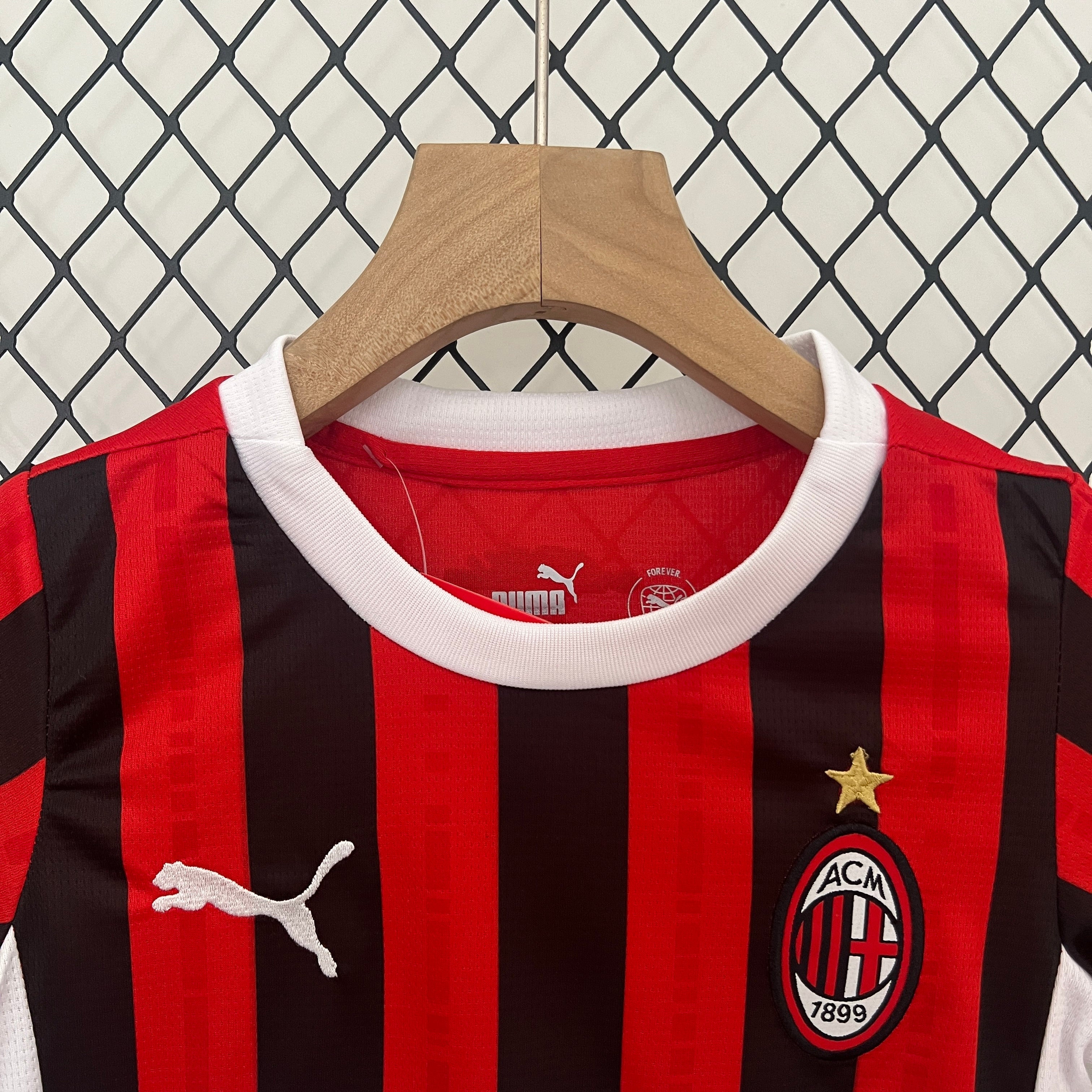 Ac Milan 24 25 | Kids Football Kit Home