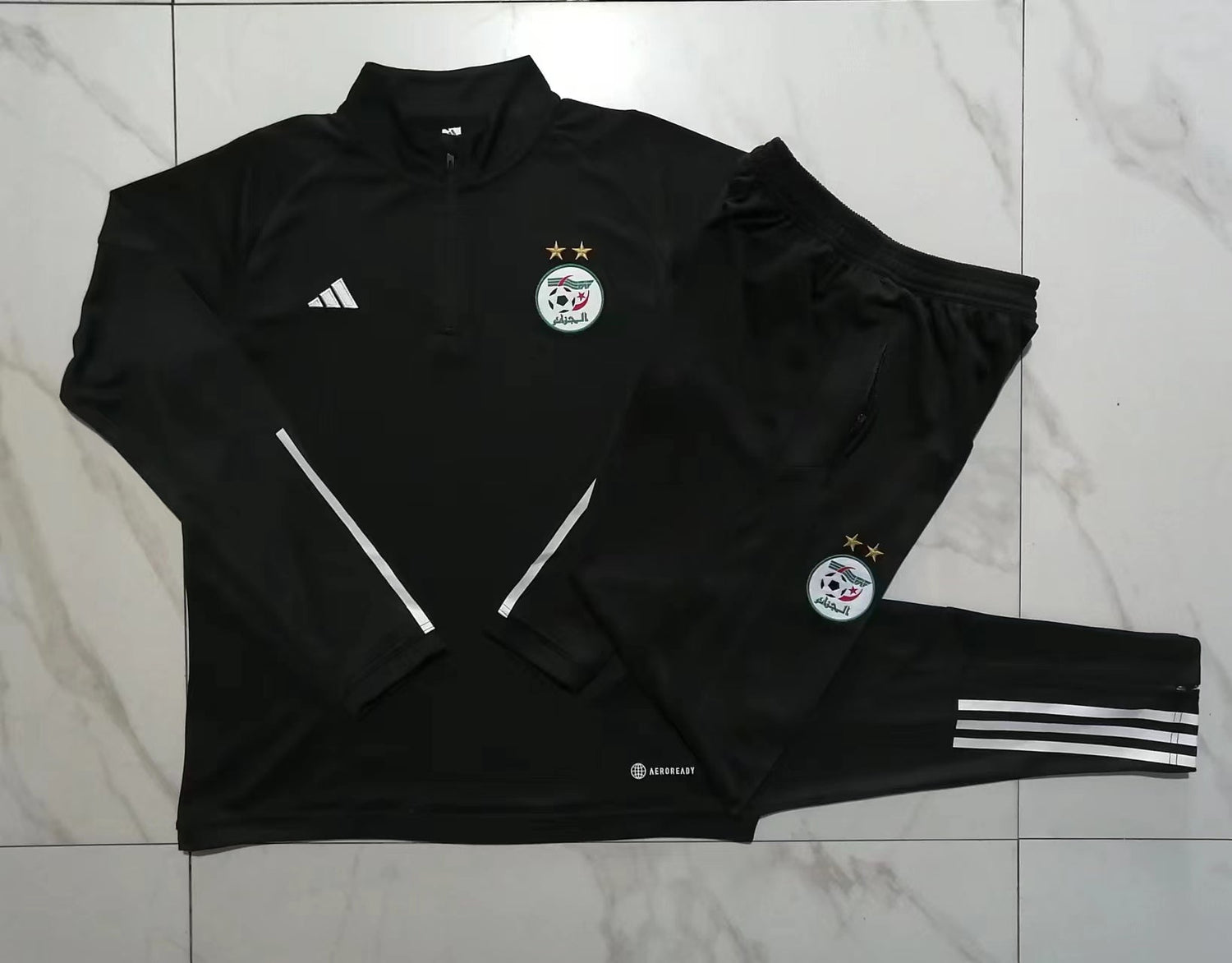 algeria 23 24 black Football Tracksuit