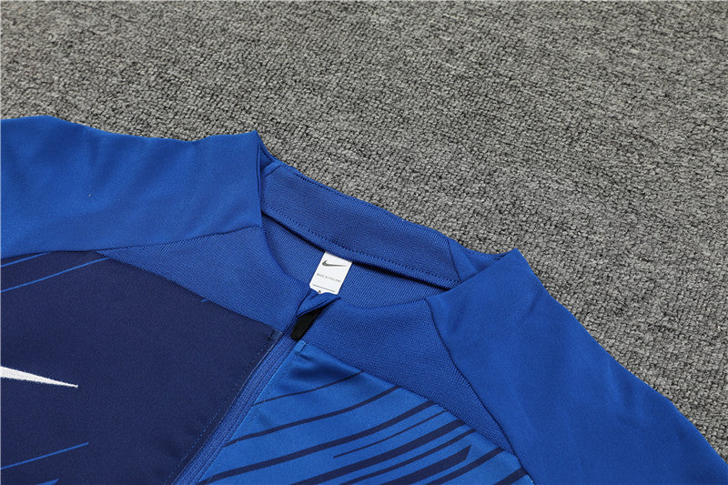 barcelona city 23 24 blue Football Tracksuit