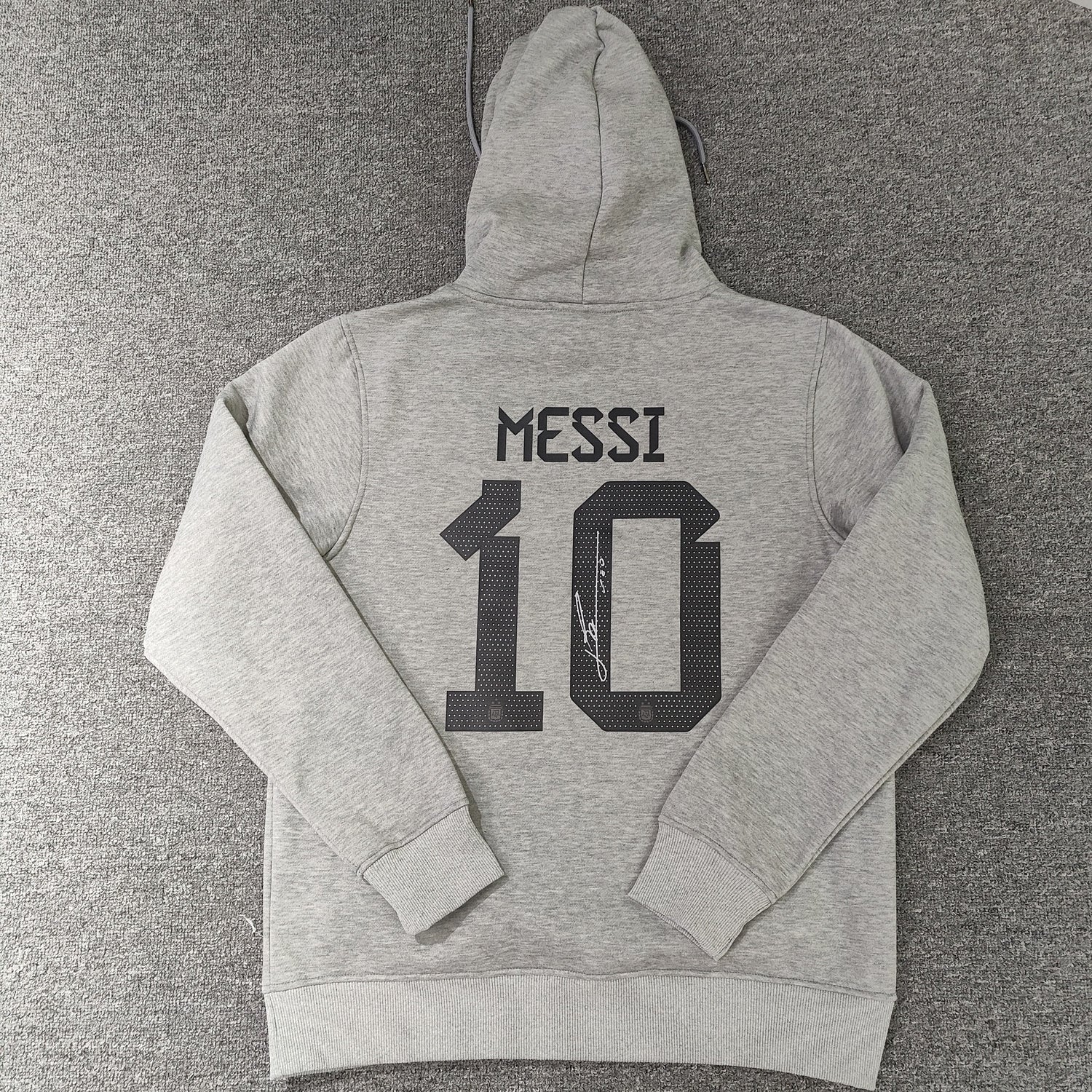 argentina-signed-messi-soccer-hoodie-grey