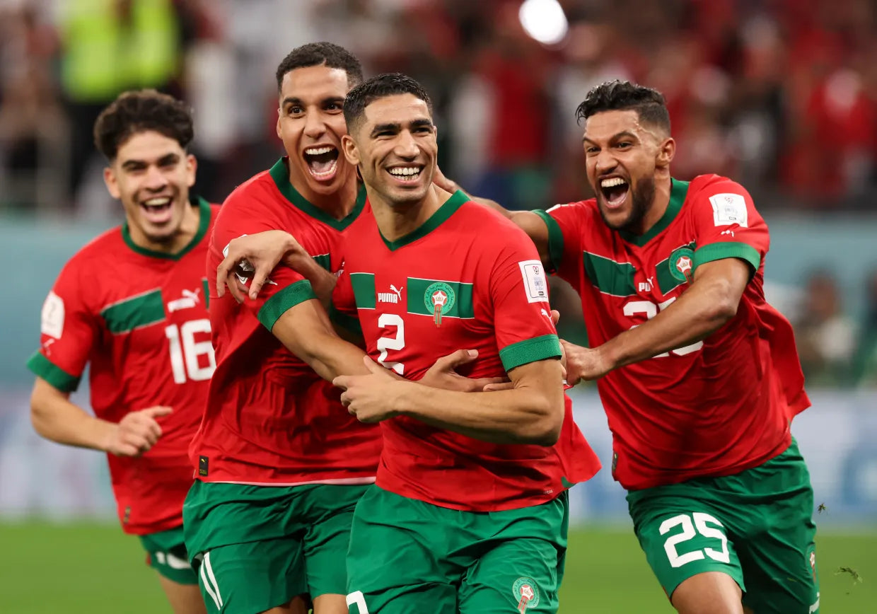 hakimi 2 morocco home jersey world cup 2022