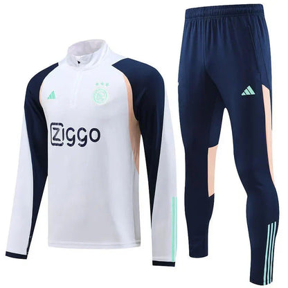 ajax white sweater Football Tracksuit 2023 25