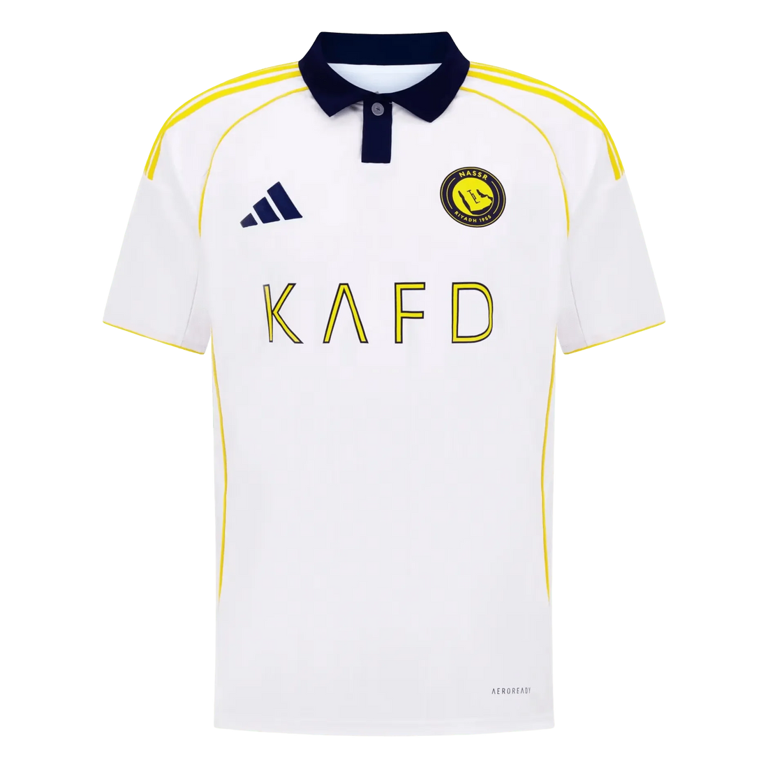 Al Nassr Ronaldo Jersey 2025 Third Kit White KAFD
